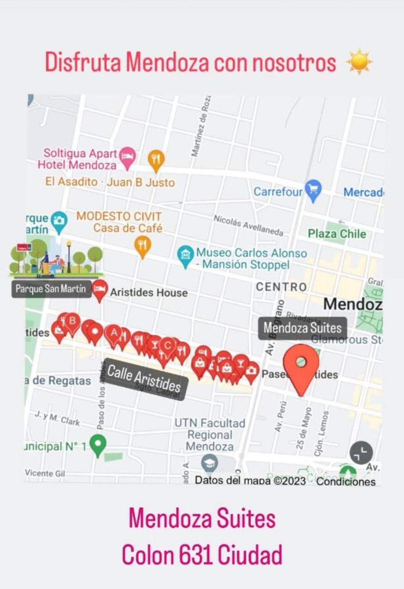 Mendoza Suites 3 -Parking Disponible- Kültér fotó